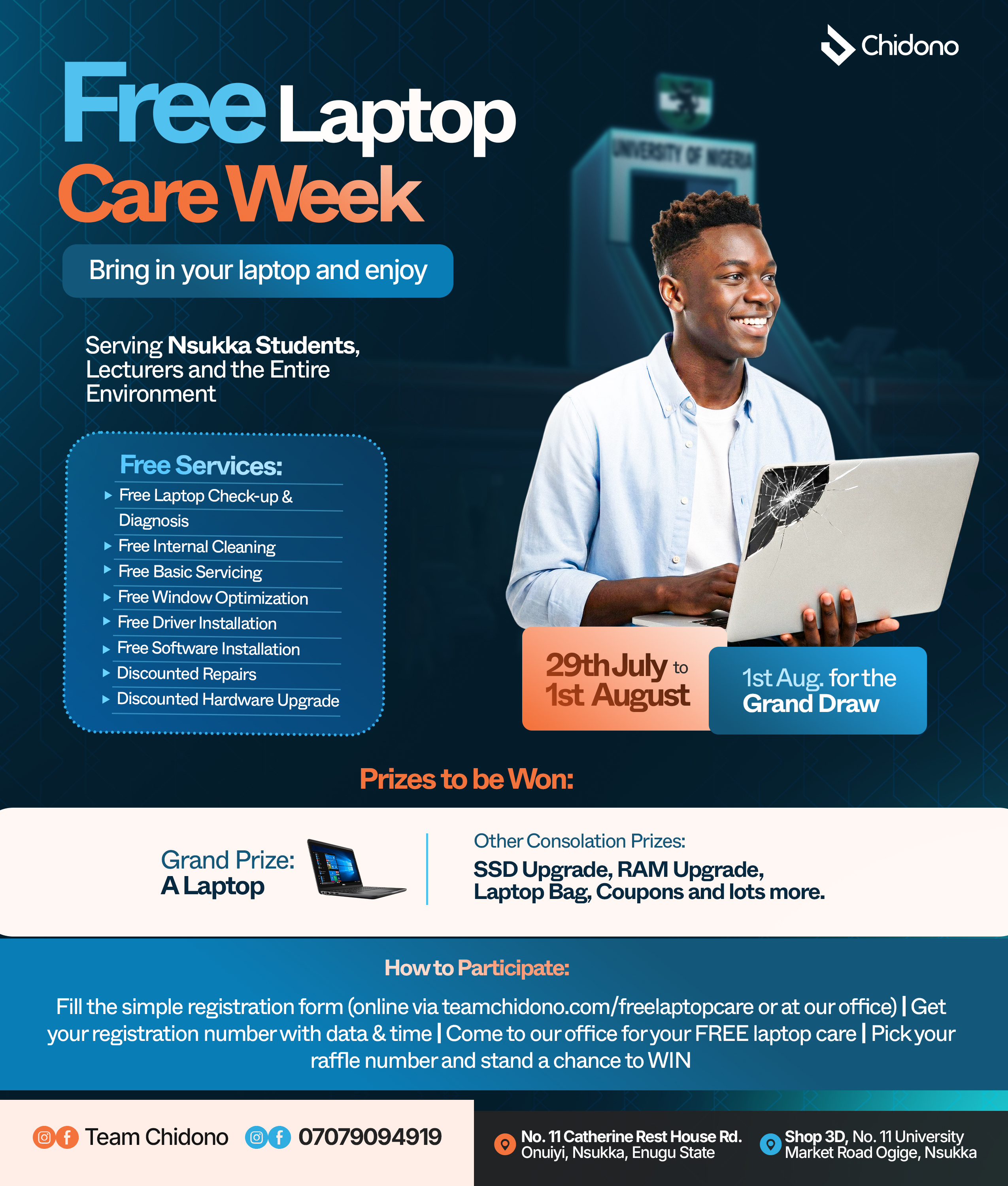 Chidono Free Laptop Care Week